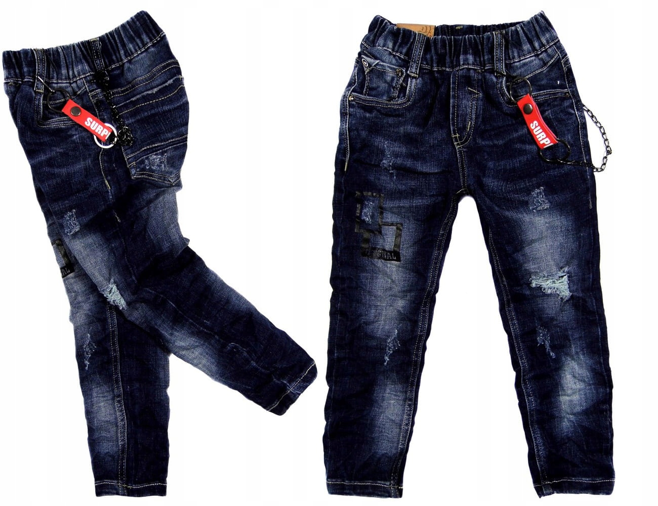 

Spodnie jeans w stylu vintage 009 Suprise 4/5Y