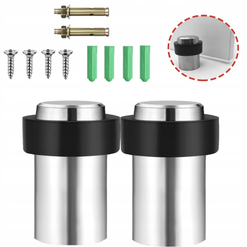 2 × дверной стоп, стопорный ролик для наружной двери