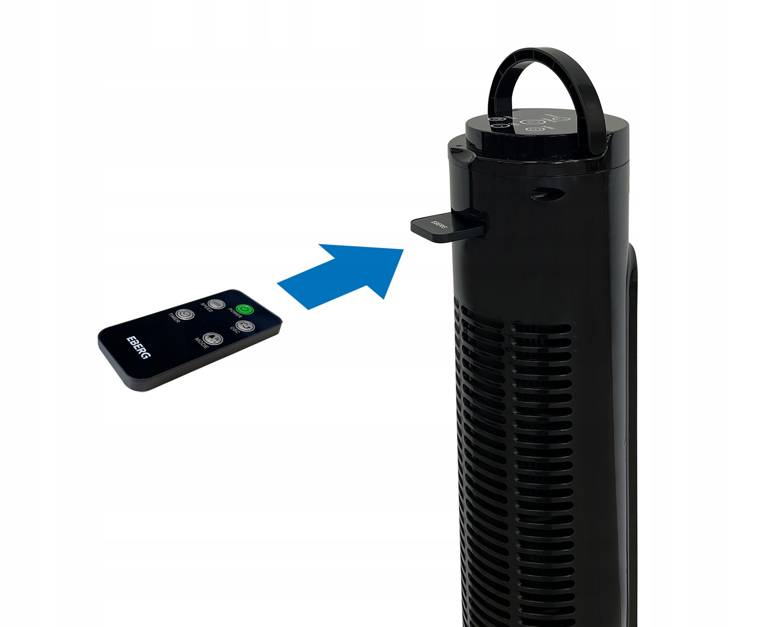 Колонный вентилятор Вентилятор EBERG AIRO TIMER LED Доминирующий цвет: черный