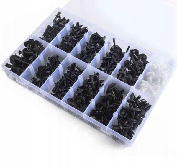 ZESTAW SPINEK KLIPSÓW KOŁKÓW SAMOCHODOWYCH 350szt Producent części Epman