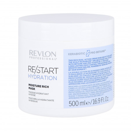 Revlon Re/start Hydration Bohatá maska pro suché vlasy 500 ml