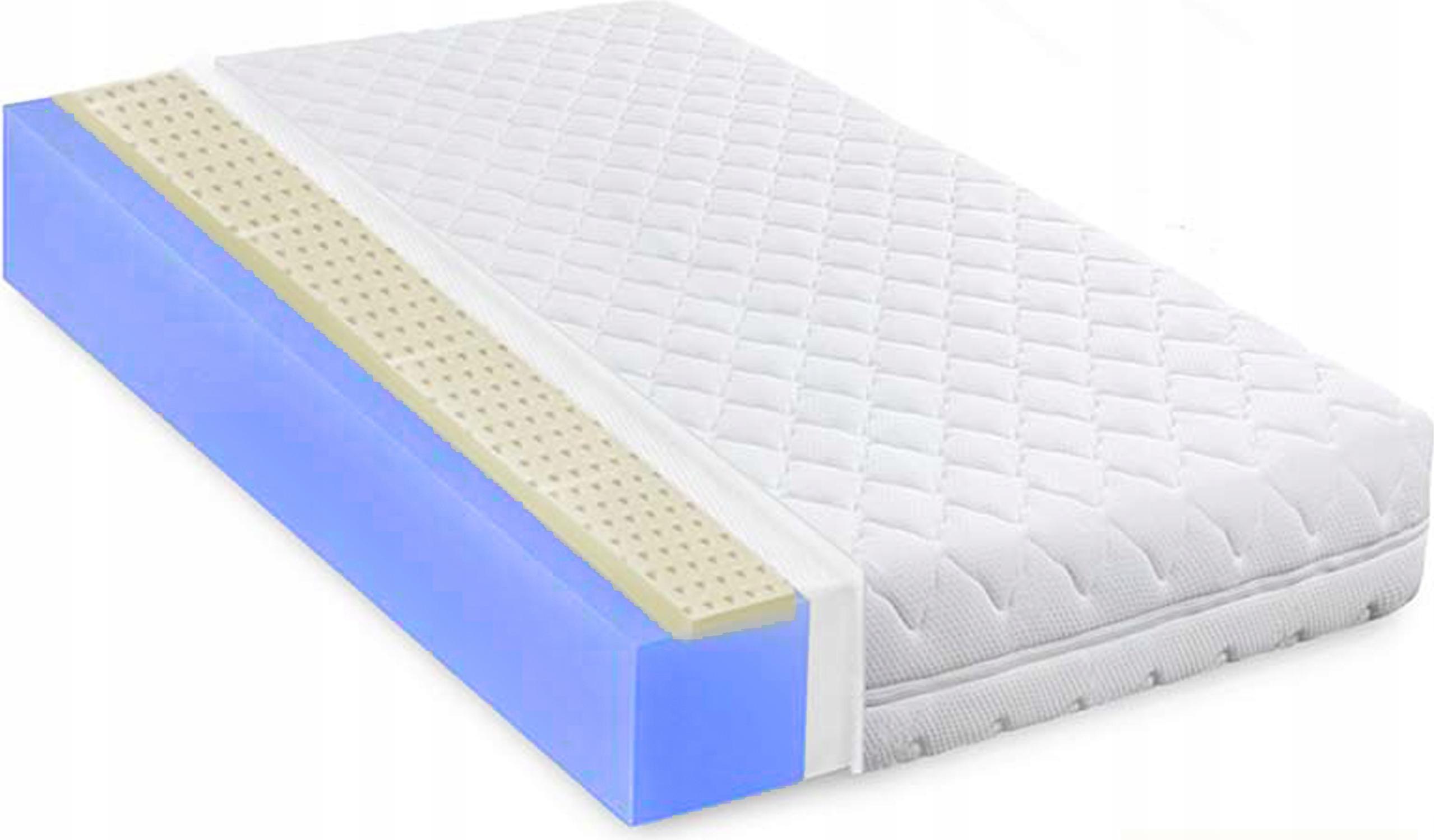 Tvrdý matrac 80x160 ortopedický H3 H4 s latexom, tvrdý, priedušný