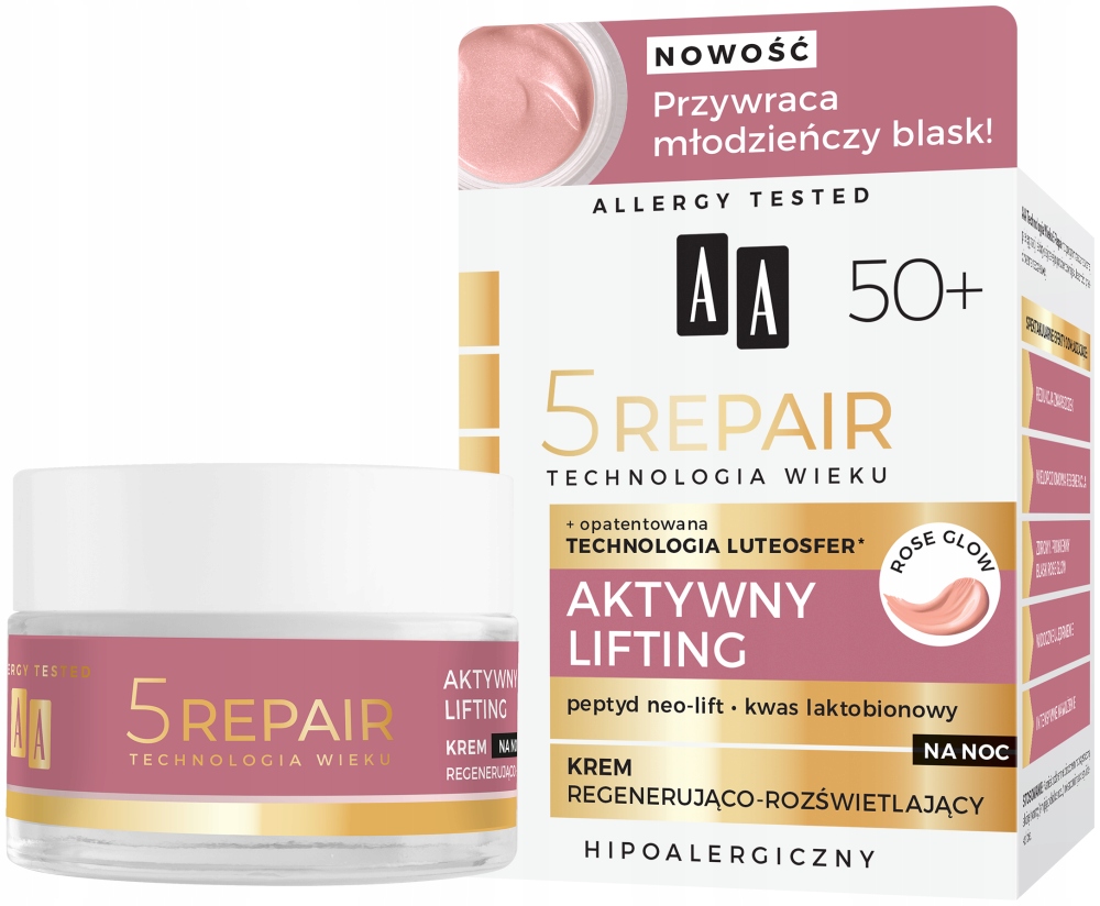 

Aa Technologia Wieku 5REPAIR 50+ Lifting Krem noc