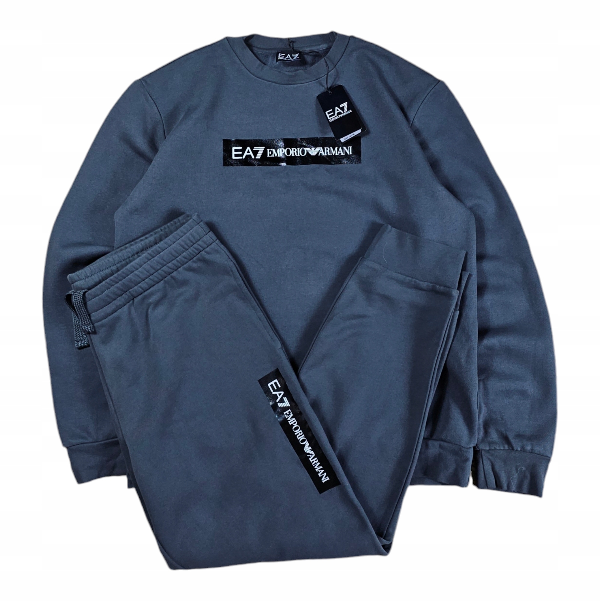 Dresový set Emporio Armani EA7 Šedý Nový Model Sportovní Teplákovka Nový XXL