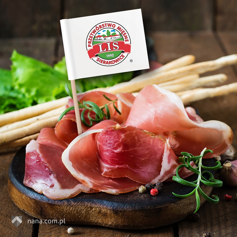 200 szt Mini flagi flagietki pikery do przekąsek babeczek z nadrukiem logo