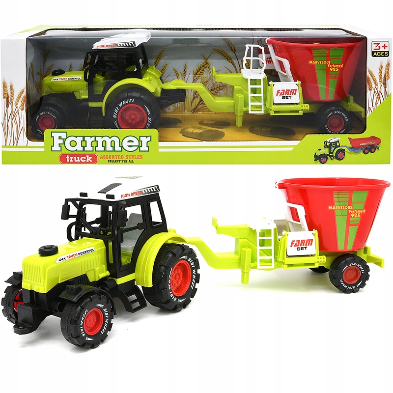 

Traktor ciągnik paszowóz maszyna rolnicza farma
