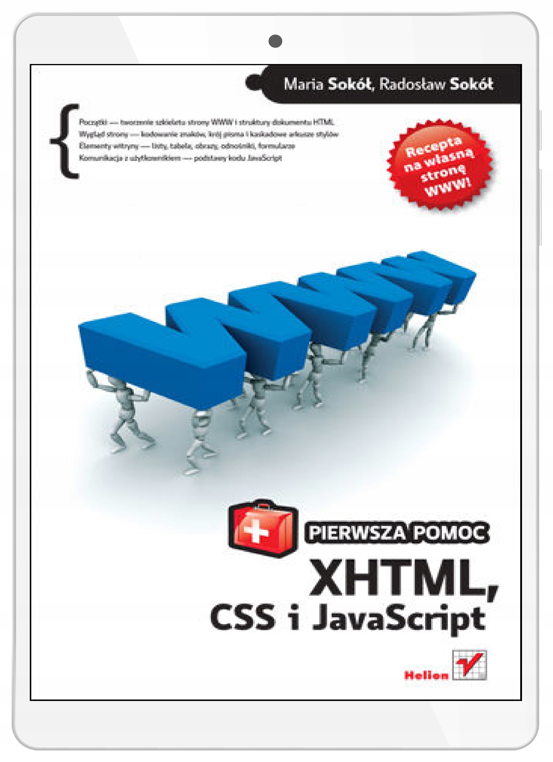 XHTML, CSS i JavaScript. Pierwsza pomoc