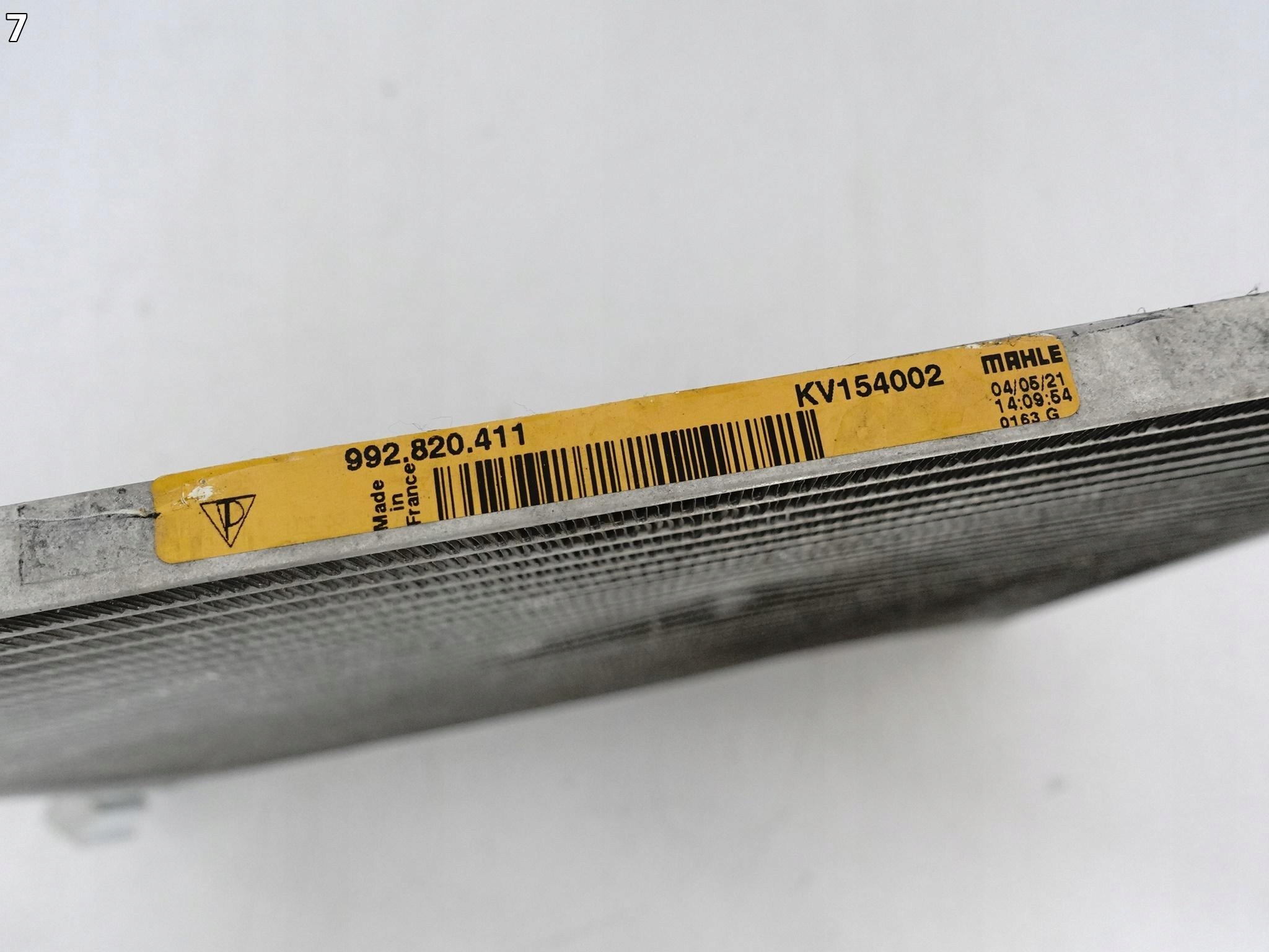 PORSCHE 992 911 19- air conditioning radiator right=left