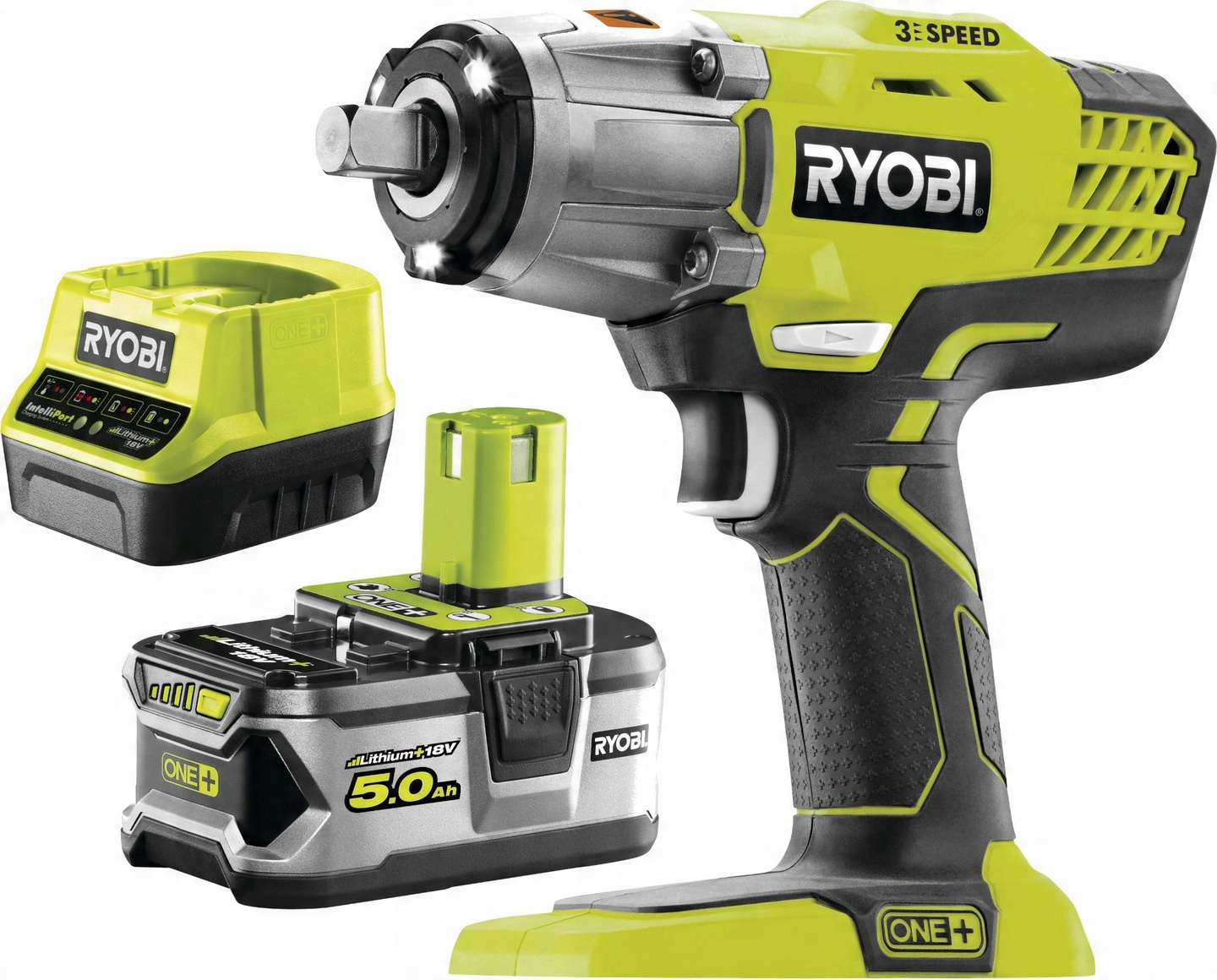

Klucz Udarowy Akumulatorowy Ryobi R18IW3 + 5.0Ah