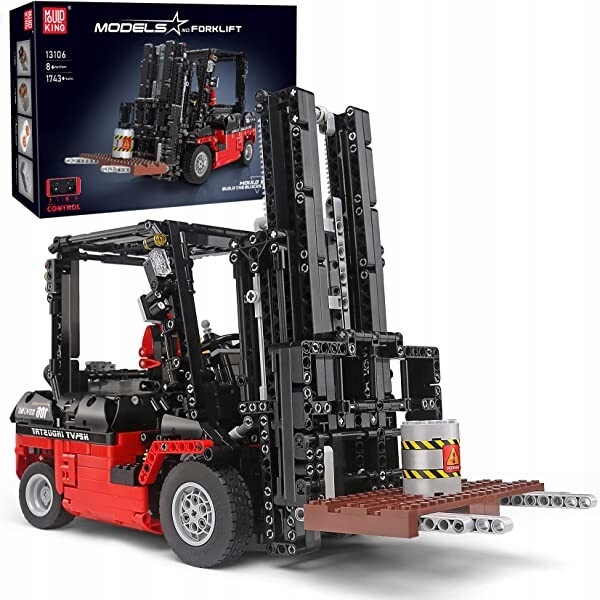 Klocki Konstrukcujne Mould King 13106 Wózek widłowy Rc na Pilota Zestaw