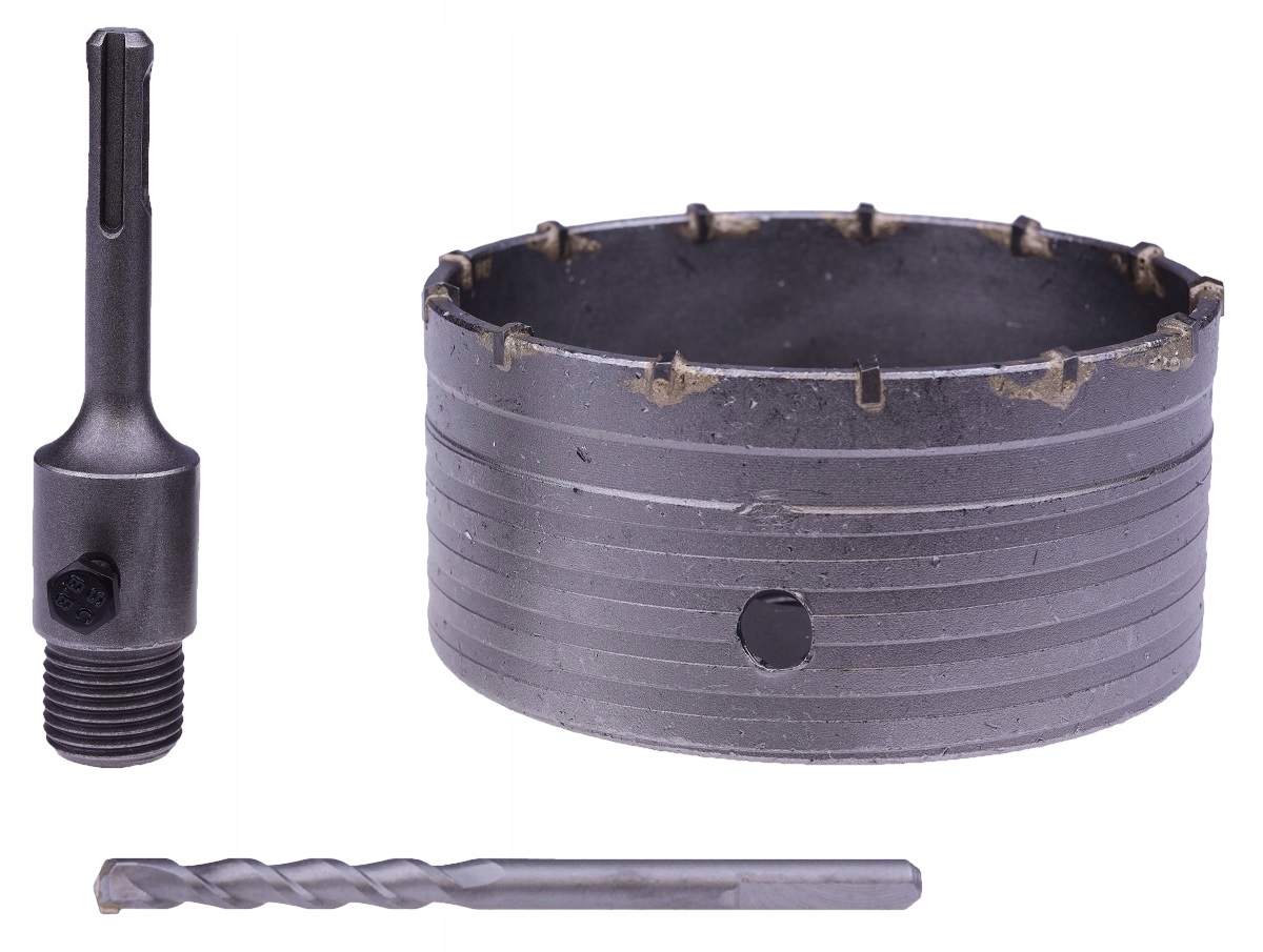 Korunkový Vrták Na Betonu 125 mm Adaptér SDS-plus 110 mm Fréza Korunka Sds+