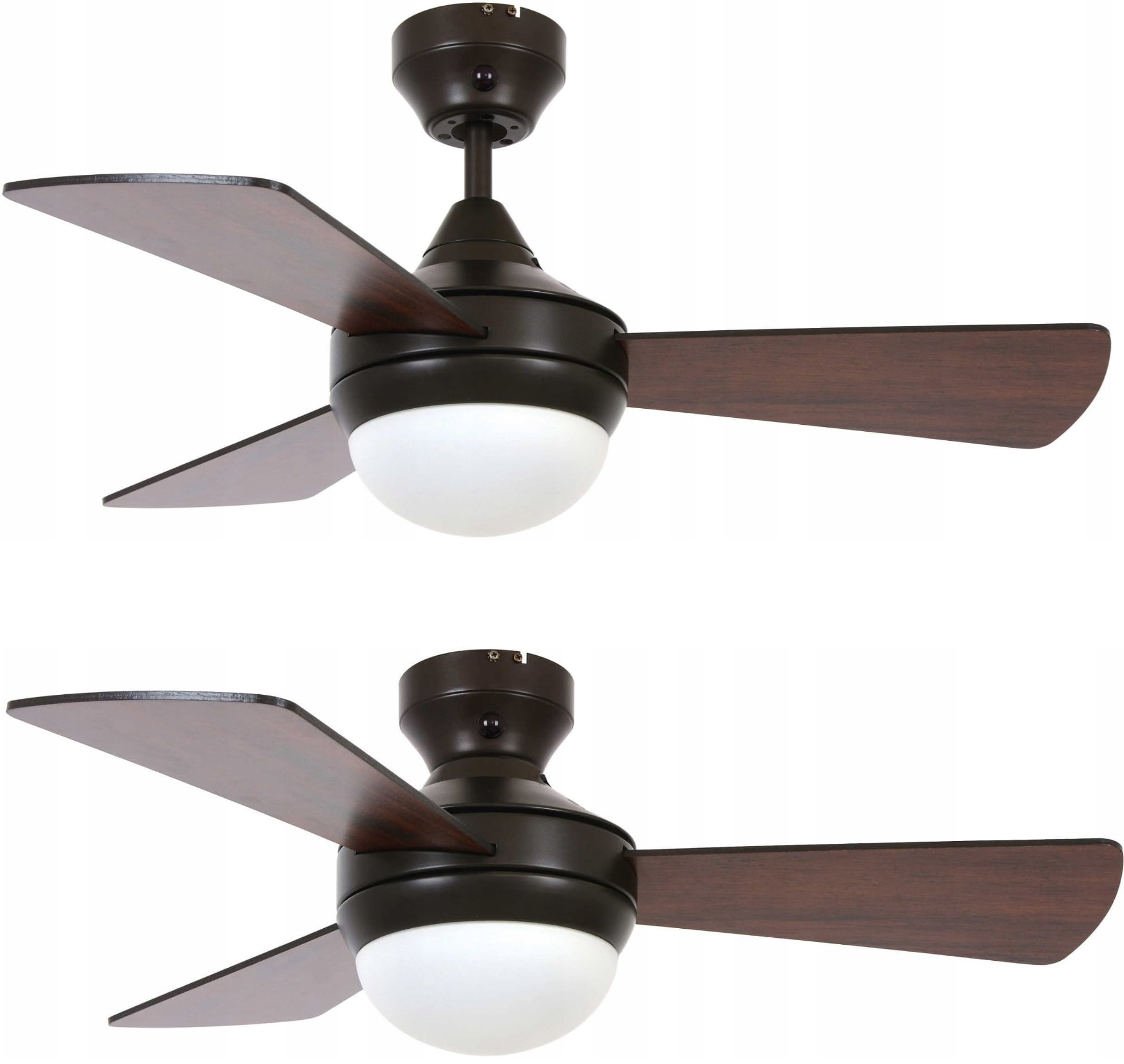 Wentylator sufitowy Airlie Hugger Brązowy 91cm Pilot z timerem, lampa