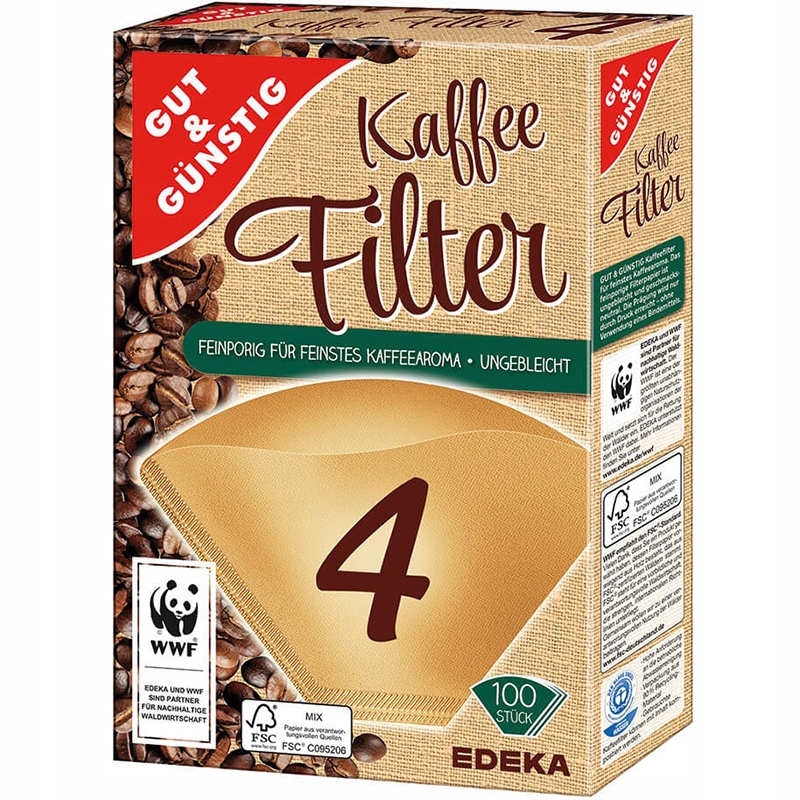 G&G papierowe filtry do ekspresów 100szt DE