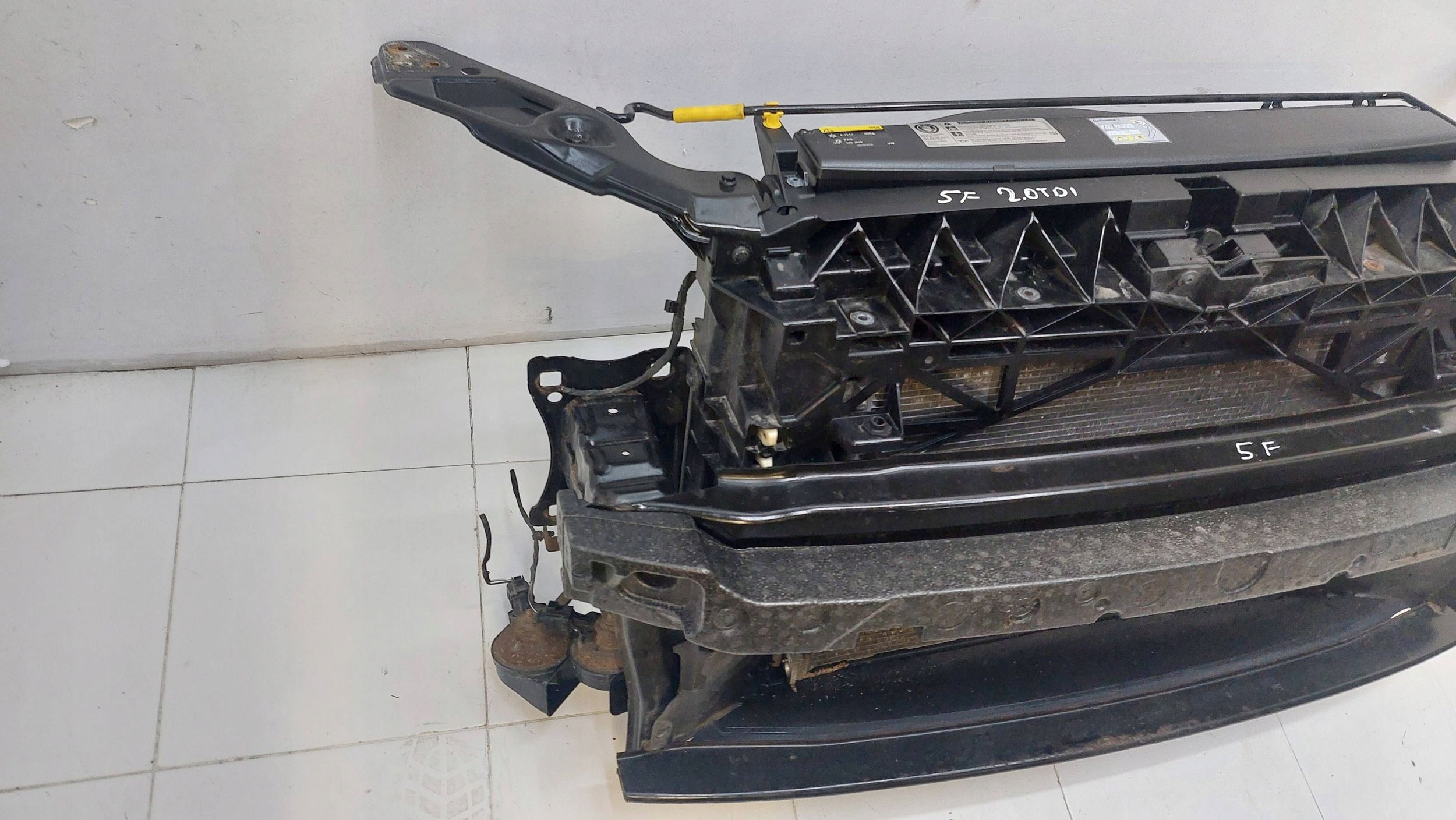 SEAT LEON III 12r- 2.0 TDI support panel for radiators KOMPLET sider fan radiator