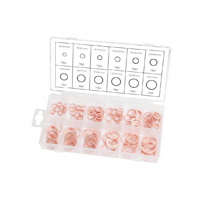 Zestaw podkładek miedzianych 150 cz, ROOKS