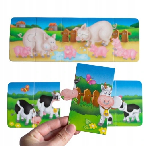 Puzzle Edukacyjne dla Dzieci Są Też Takie Rodzinki