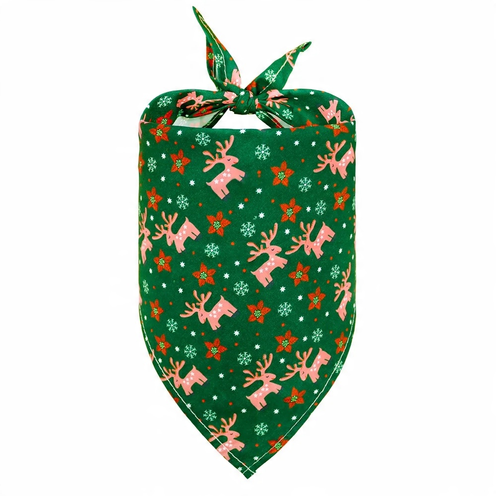 

Świąteczna bandana dla psa Teo Zielony M