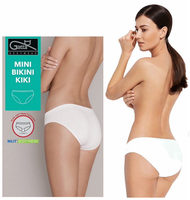 

Figi Gatta Kiki Mini Bikini Bezszwowe Białe M
