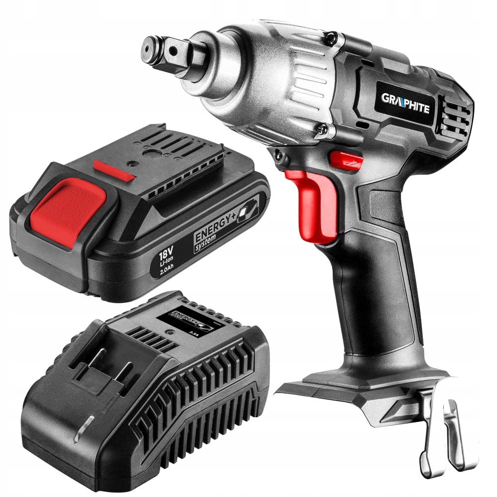 KLUCZ UDAROWY akumulatorowy 18V Graphite 58G018 +2