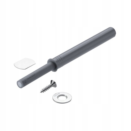 BLUM TIP-ON do drzwi, szary, długi, z magnesem