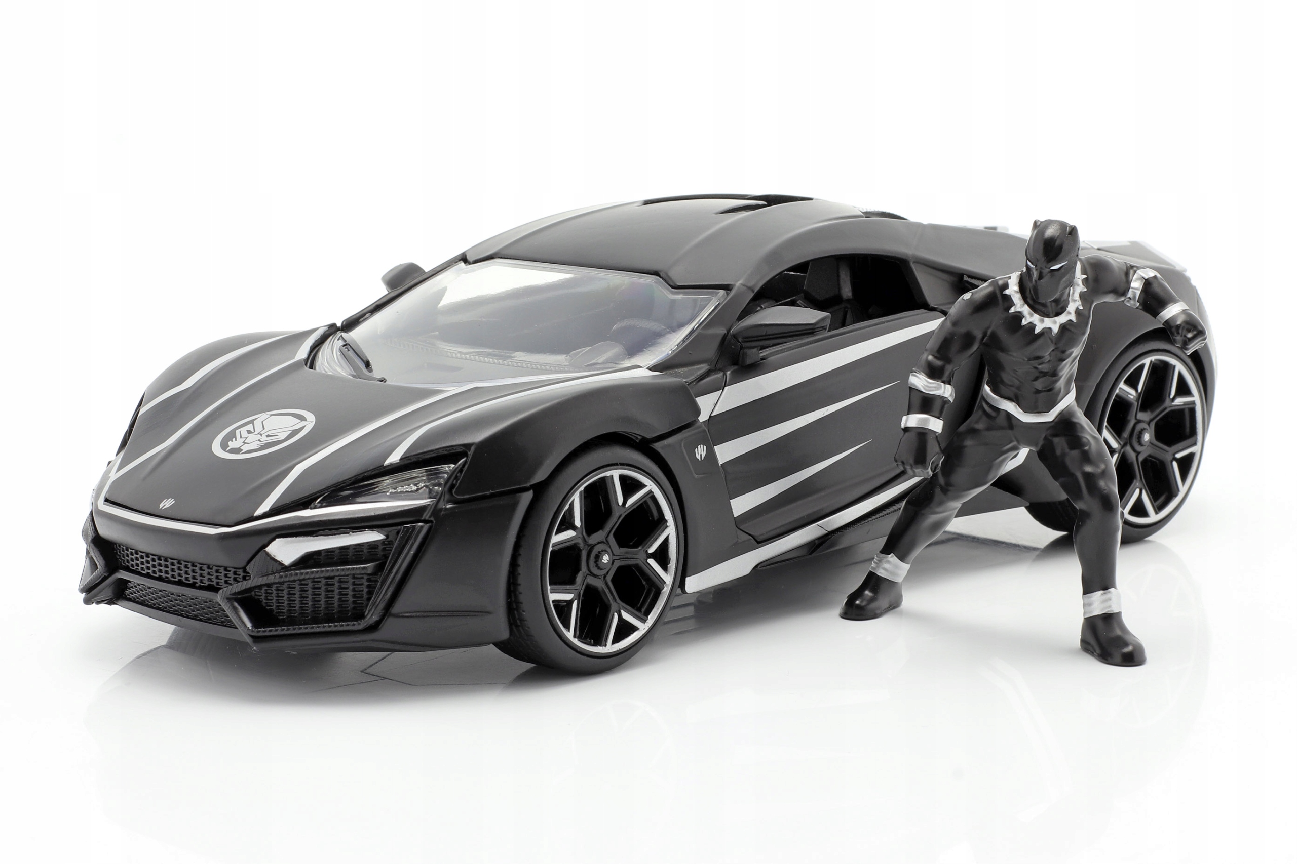 Lykan Hypersport Figurka Black Panther Černý panter Jada Toys 1:24 1/24