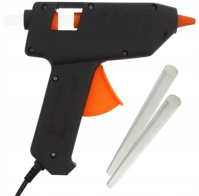 SOLIDNY PISTOLET DO KLEJU NA GORĄCO KLEJ 2 WKŁADY