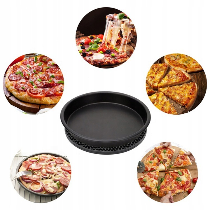 ZESTAW XXL 6 AKCESORIÓW DO FRYTKOWNICY 7" DO PIECZENIA CIASTA PIZZY Marka ZEEGMA