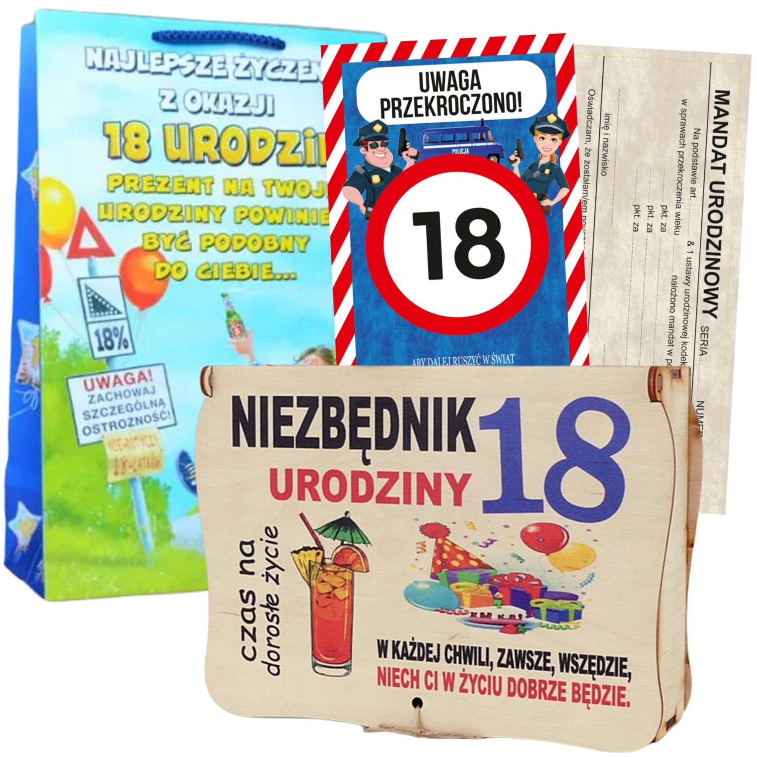 Na 18 Urodziny Dla Chłopaka Zestaw Prezentowy Niezbędnik