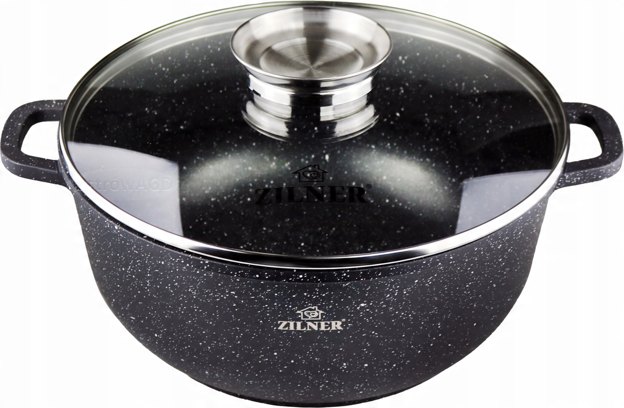 

Garnek Brytwanka 6.8L Aroma Knob Marmurek Zilner