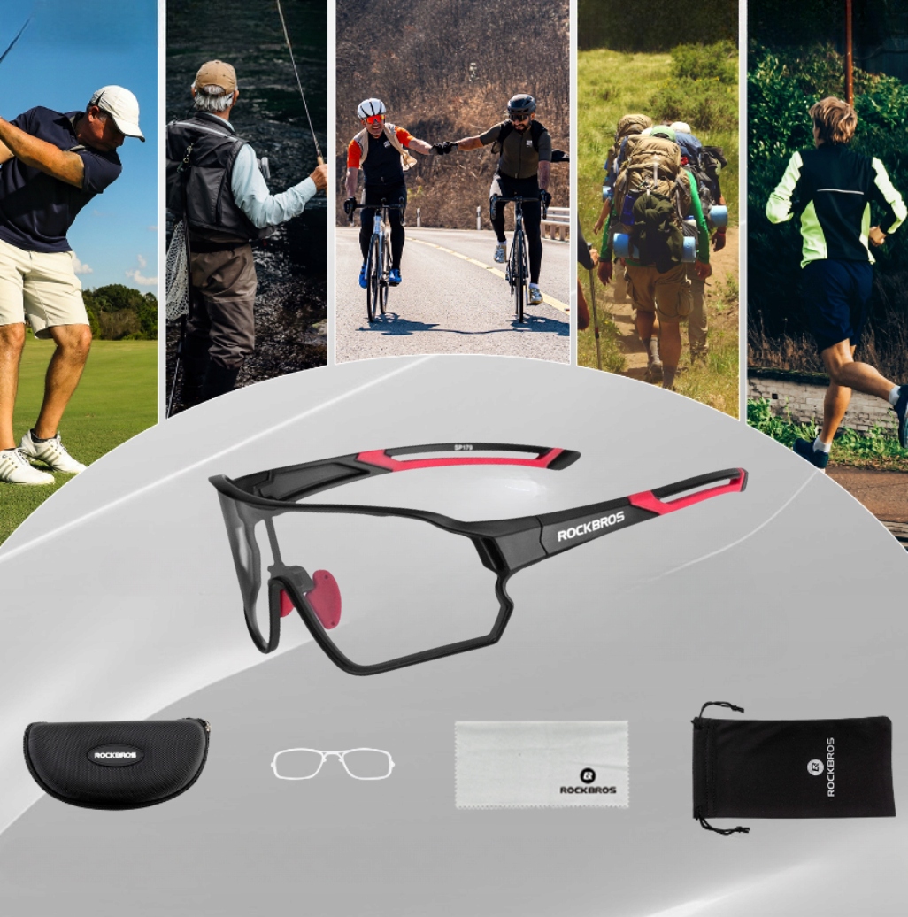 ROCKBROS OKULARY ROWEROWE SPORTOWE NA ROWER FOTOCHROMOWE UV400 FOTOCHROMEM EAN (GTIN) 5907769312267