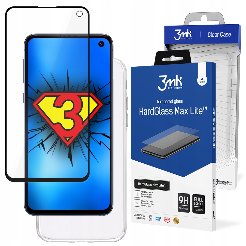 

HardGlass Max Lite ClearCase Ochrona 3mk iPhone X