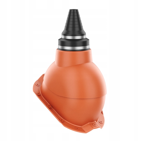 Anténní přechod, těsný průchod Trapez T18 Cihlový 8004