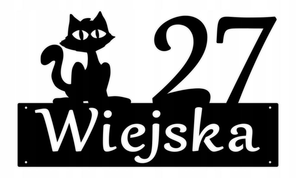 Tablica adresowa numer domu z grafiką motyw 033