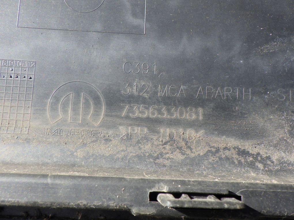 FIAT 500 ABARTH LIFT 15- bumper rear rear part