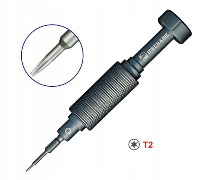 ŚRUBOKRĘT WKRĘTAK MECHANIC ISHELL MORTAR TORX T2 EAN (GTIN) 5904858325900