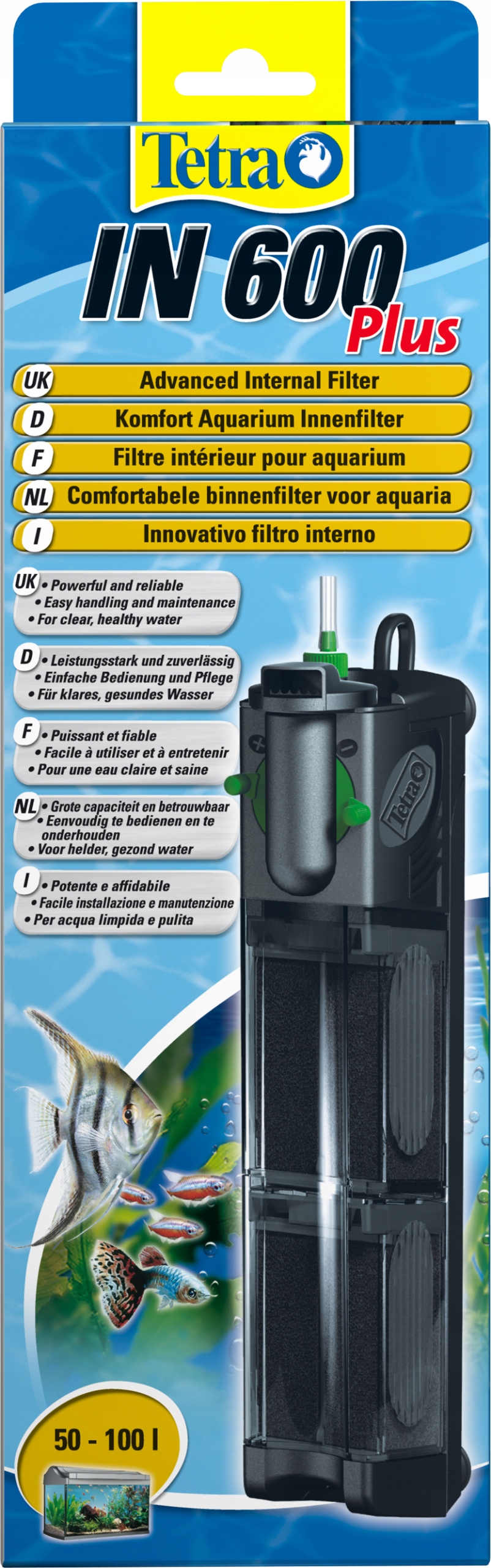 Levně Vnitřní komínový filtr Tetra In 600 Plus mechanický