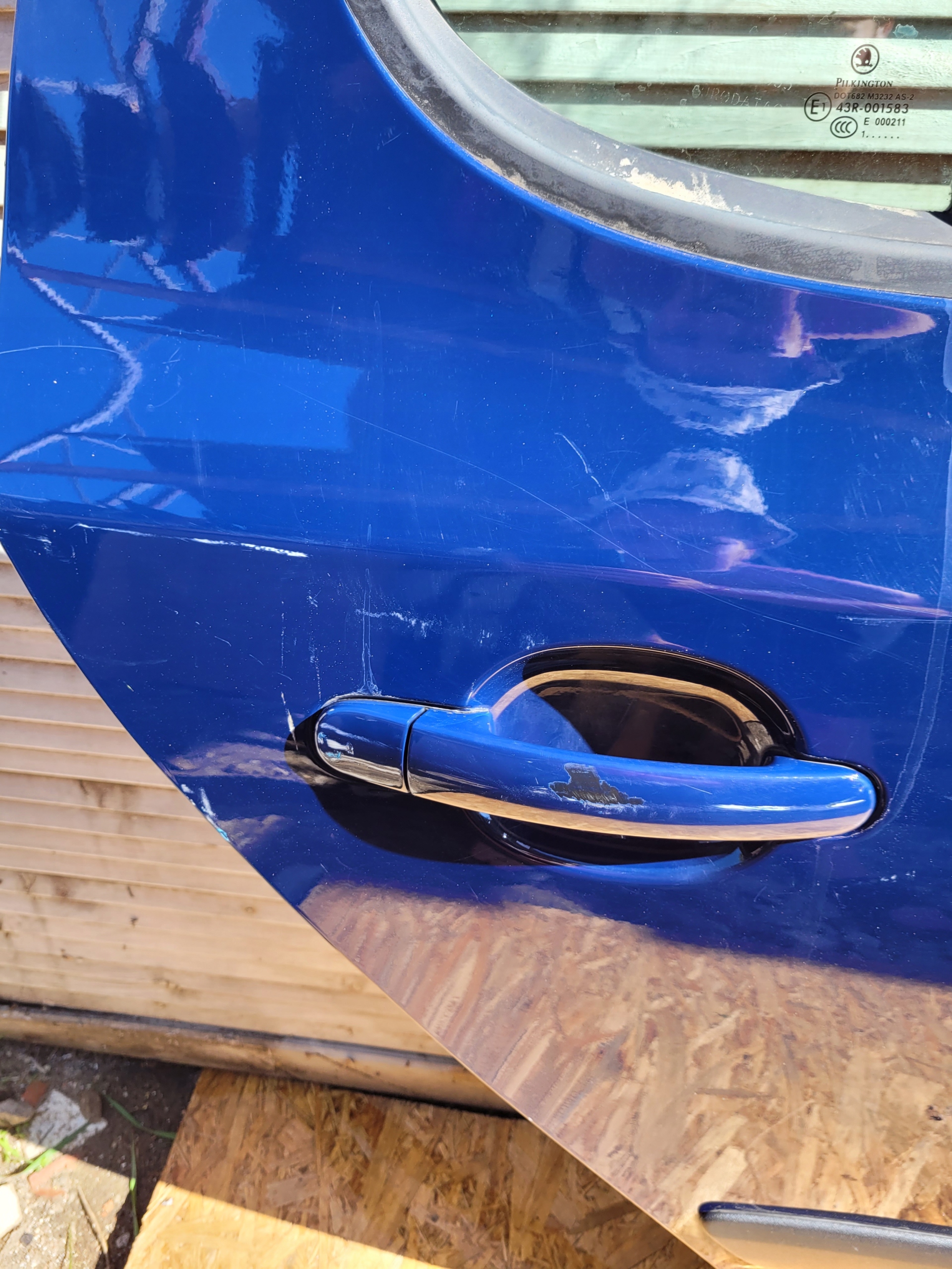 door rear. rear part right SKODA FABIA II HB