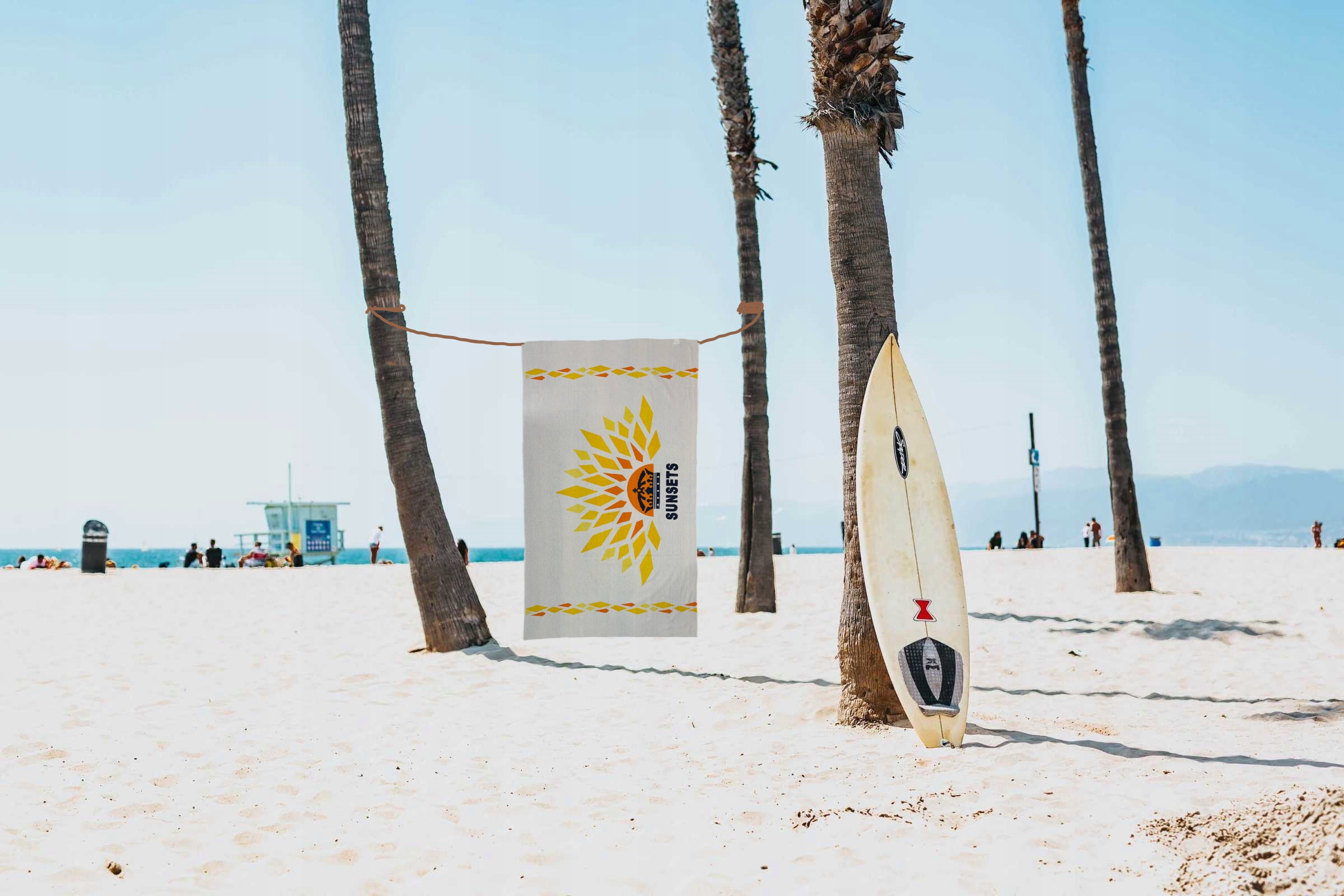 DUŻY RĘCZNIK PLAŻOWY NA BASEN DO SAUNY SPA 100x170 MATA PAREO FOUTA BAWEŁNA Marka YesHome