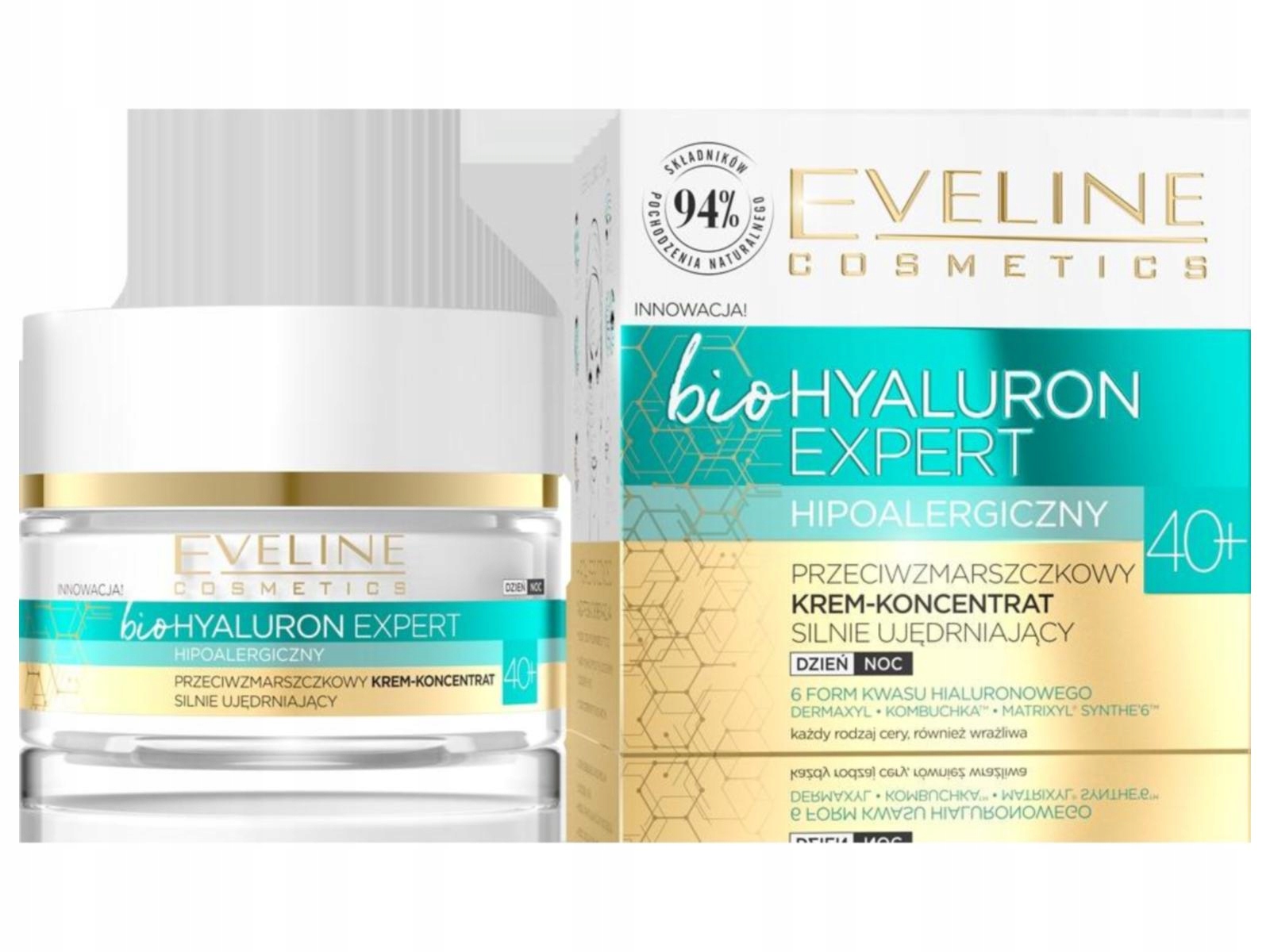 

Krem do twarzy Eveline Cosmetics Hyaluron 40+