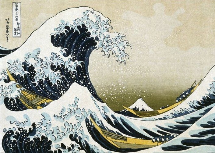 

Hokusai Great Wave Wielka Fala plakat 140x100 cm