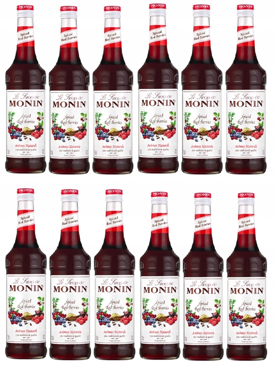12x Syrop Monin spiced red berries+