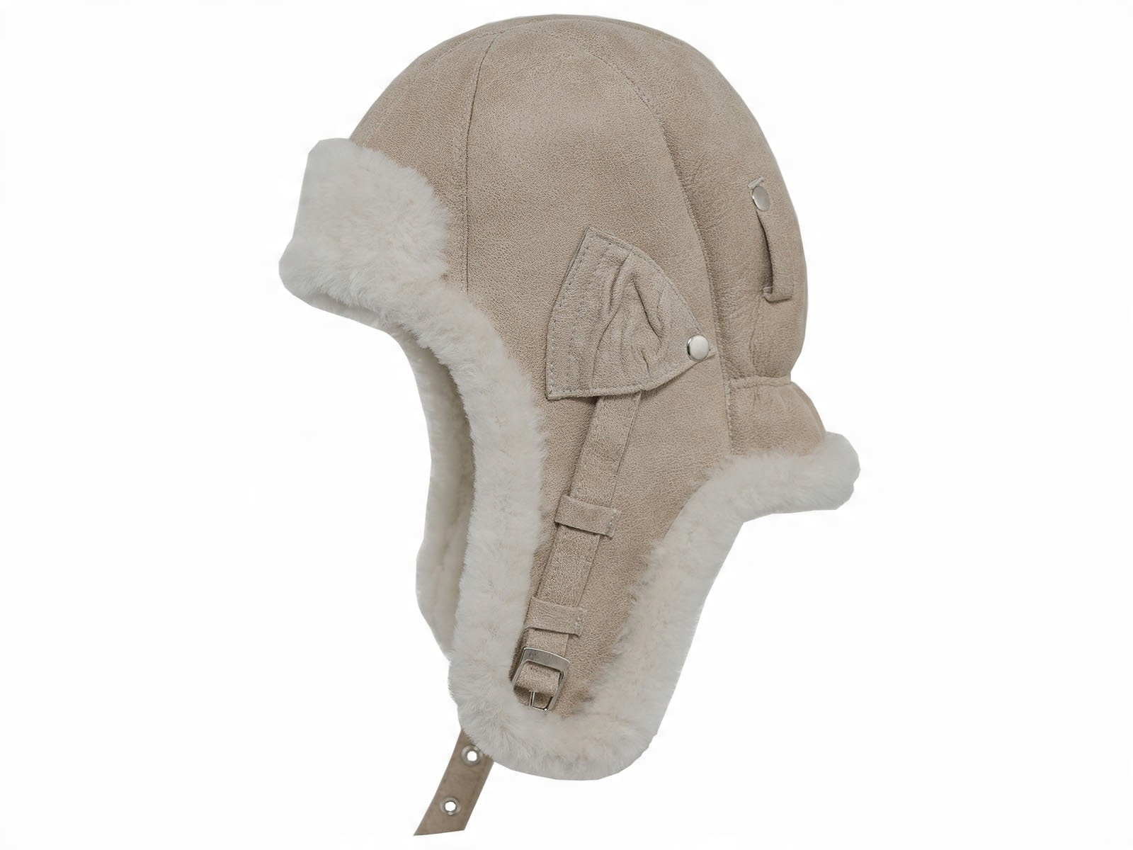 

Awiatorka Pilotka Bomber Beżowa Na Zimę 58-59 CM