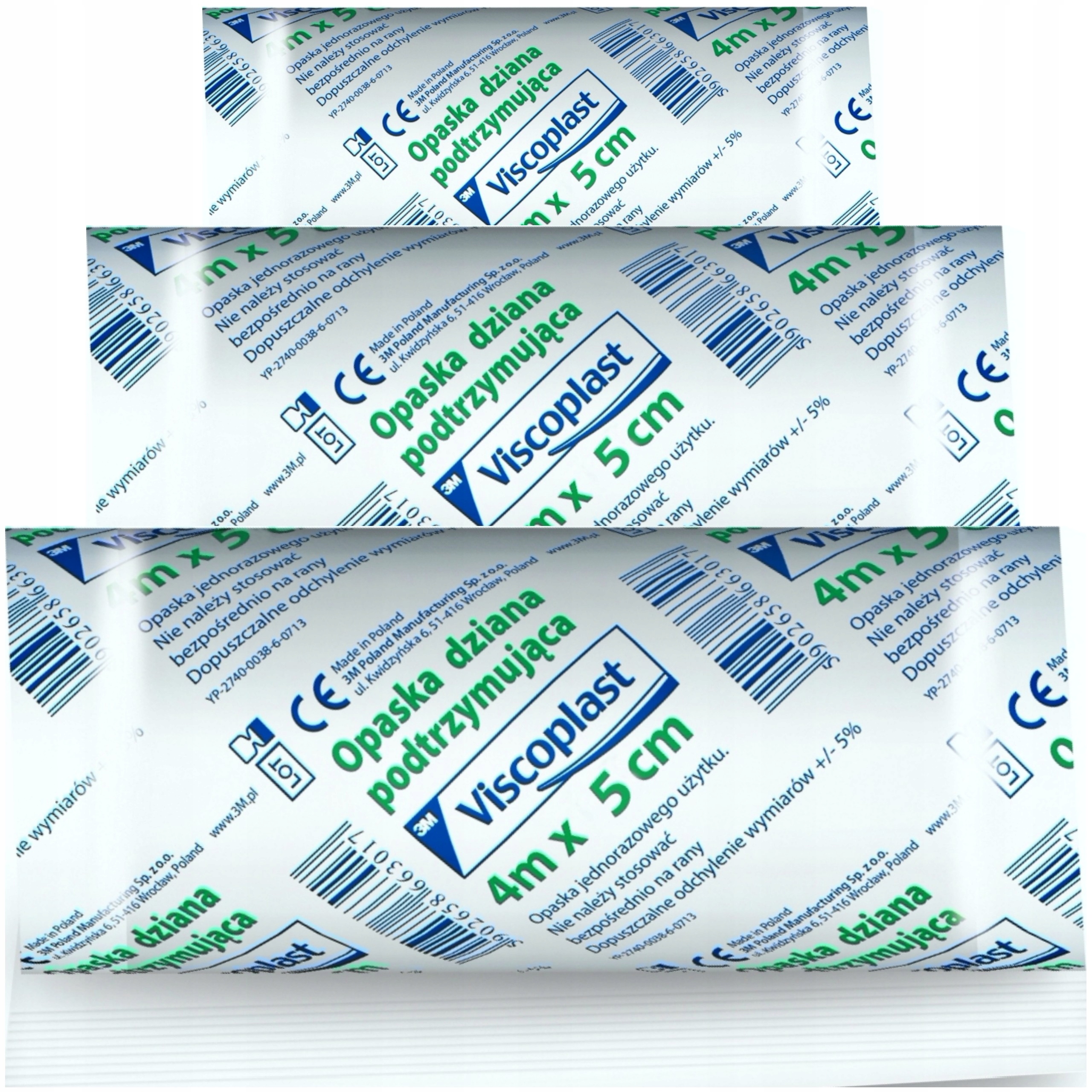 

Viscoplast bandaz opaska dziana 4 m x 5 cm 3 szt