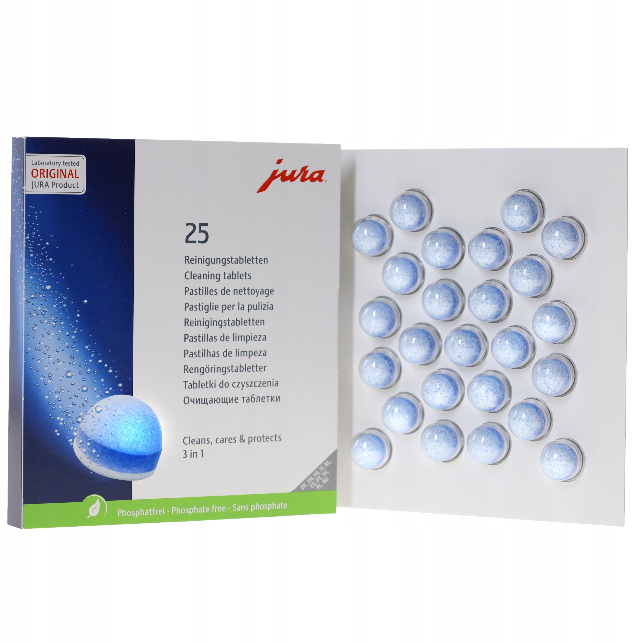 Jura 25045 trójfazowe tabletki czyszczące 25 sztuk