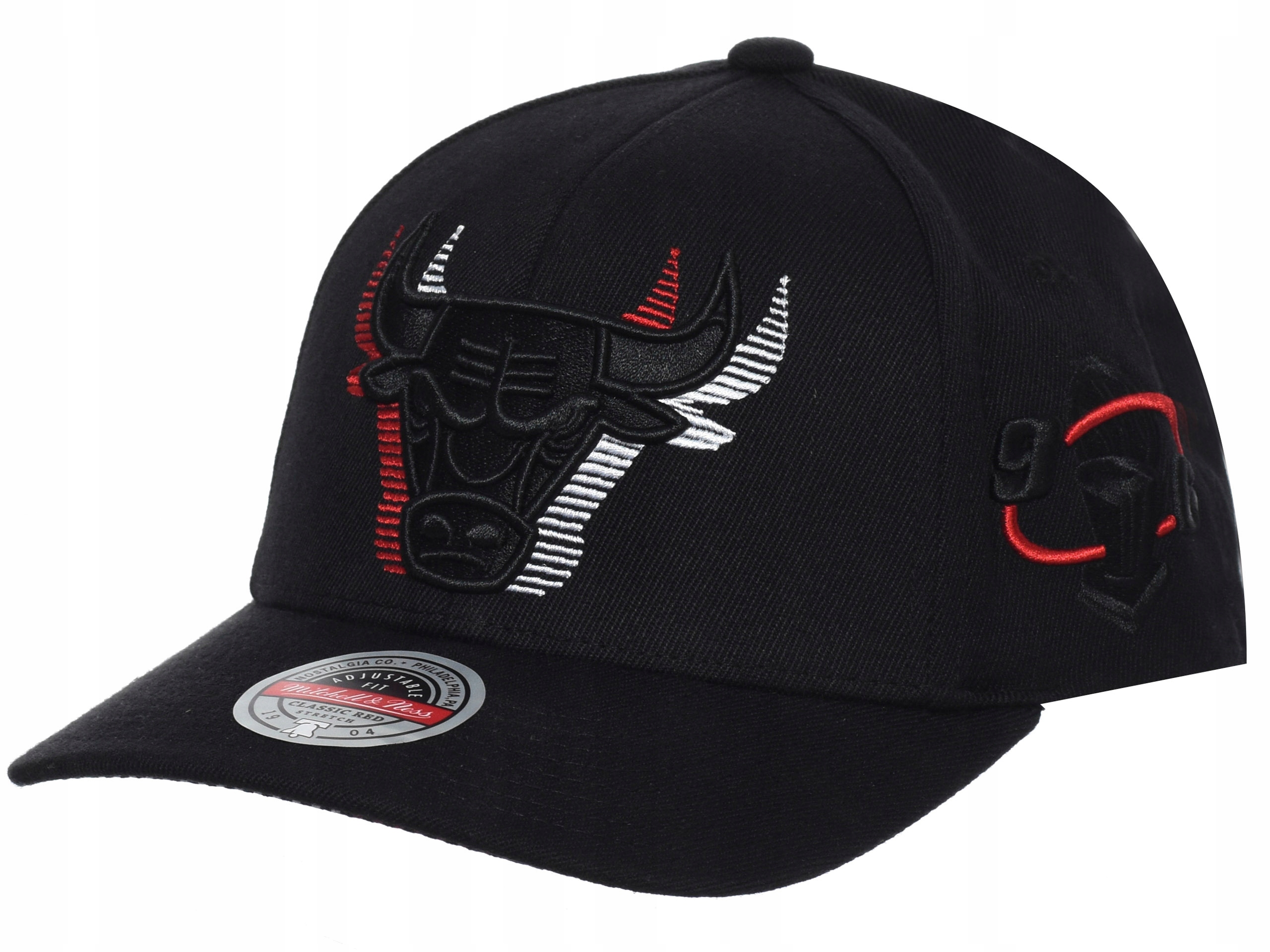 Czapka z daszkiem Mitchell & Ness Chicago Bulls HHSSINTL1093-CBUBLCK