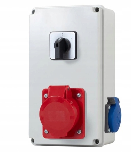 Elektrický rozvaděč Bico s vypínačem 0/1 zásuvek 1x16A/5P 1x230V