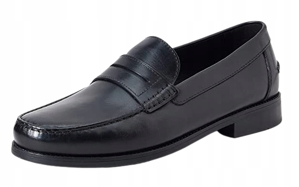 Geox Pánské Mokasíny Černé Nazouvací Kůže 40 Žuo