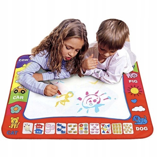 Mata Wodna XL do Malowania Wodą Rysowania Zestaw Pisaki Prezent dla Dzieci Płeć chłopcy dziewczynki