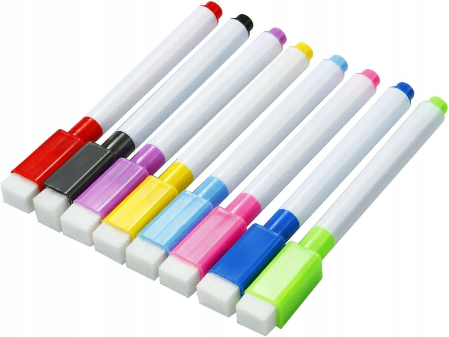 Suchościeralne pisaki do tablic markery 8 Kolorów