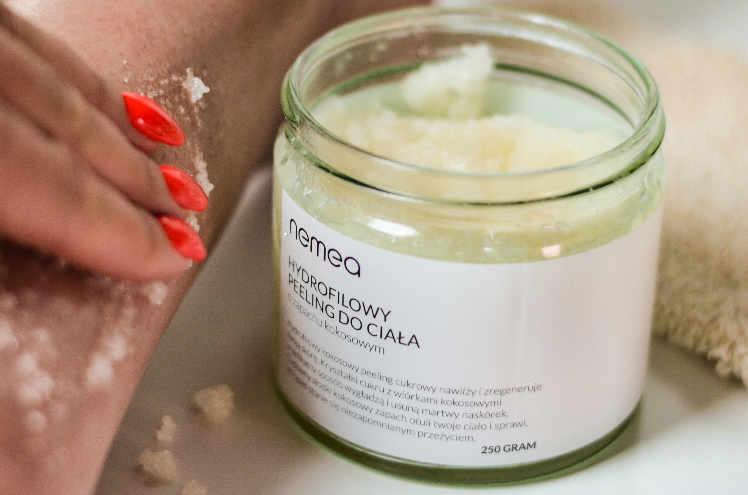 PRÓBKA HYDROFILOWY NATURALNY CUKROWY PEELING DO CIAŁA KOKOS BODY SCRUB Kod producenta PRÓBKA HYDROFILOWY PEELING DO CIAŁA KOKOS